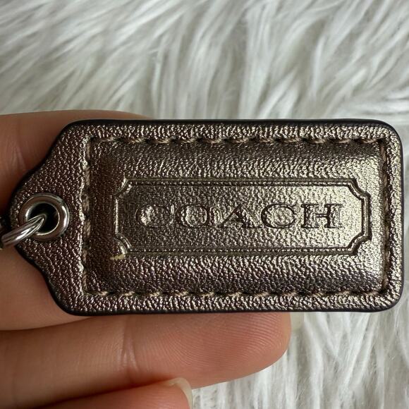 1.5" COACH  Fob Bag Charm Hang tag Hangtag - Picture 1 of 2
